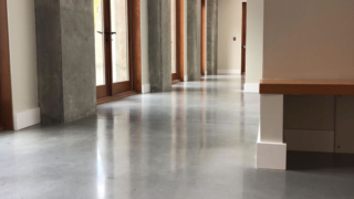 polished concrete floor