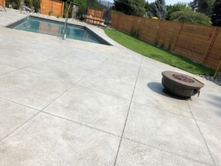 concrete patio