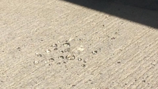 concrete water droplets