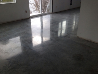 polished concrete floor