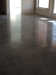 polished concrete floor